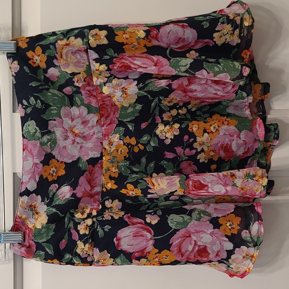 Abercrombie and Fitch floral mini skirt